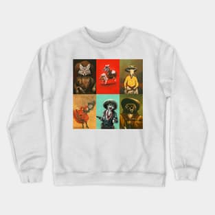 Wild West Animals Crewneck Sweatshirt